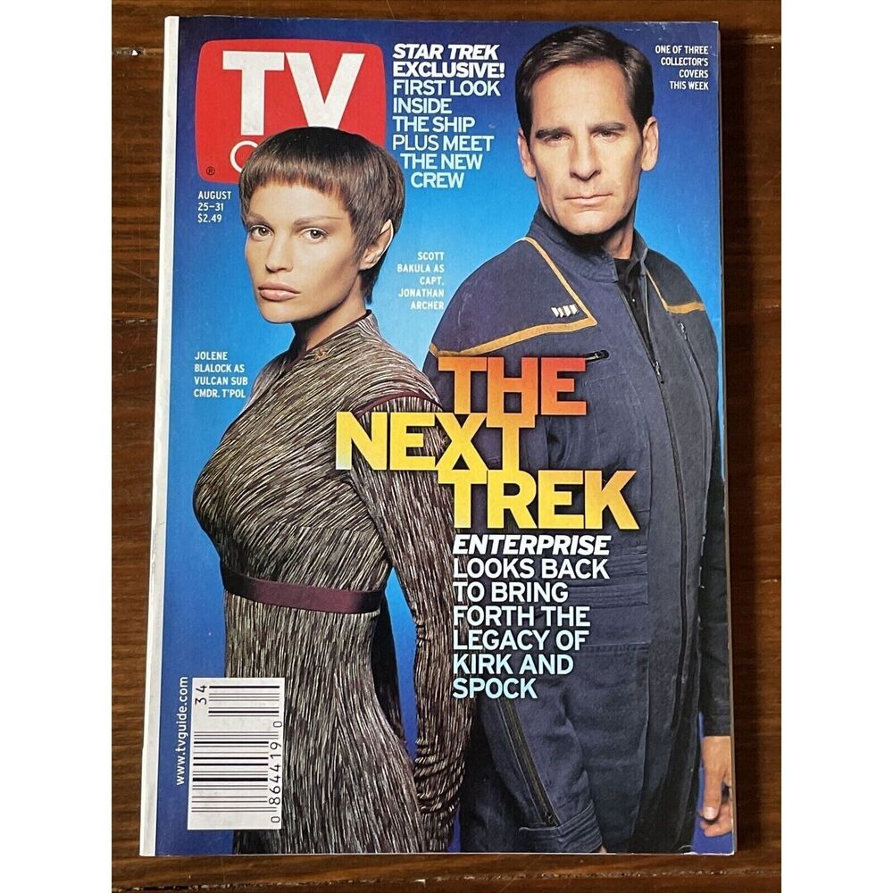 TV Guide Magazine August 25-31 2001 Scott Bakila Star Trek No ML